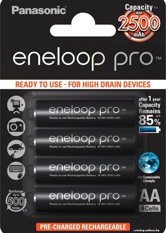 Panasonic baterije ENELOOP PRO AA ready to use B4