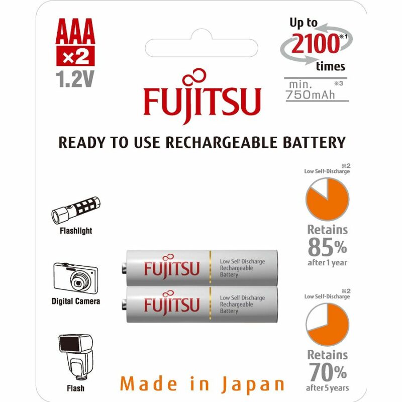 Fujitsu baterije AAA white HR-4UTCEU (2B)