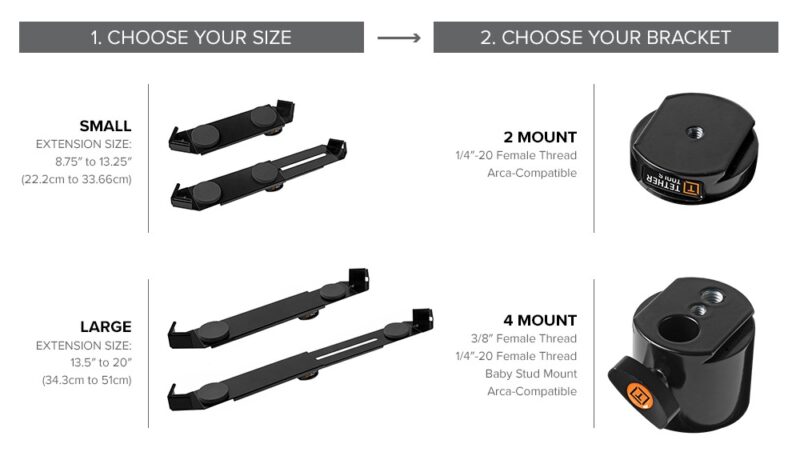 Tether Tools Aero Tab S4 - Universal Tablet Mounting System w/ LAJO 4 ProBracket - Slika 5