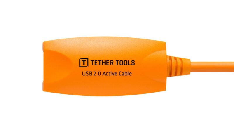 Tether Tools TetherPro USB 2.0 to USB Female Active Extension, 16' (5m), ORG - Slika 3