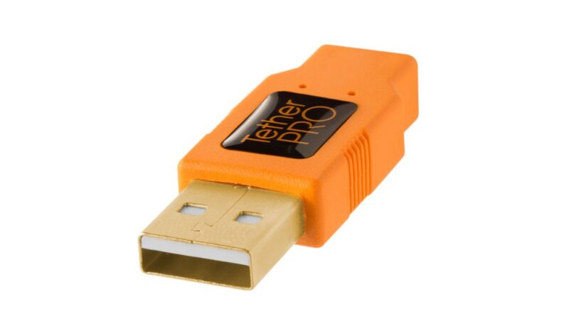 Tether Tools TetherPro USB 2.0 to Mini-B 5-Pin, 15' (4.6m), ORG - Slika 2