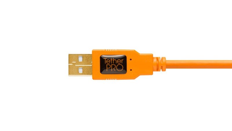 Tether Tools TetherPro USB 2.0 to Mini-B 5-Pin, 15' (4.6m), ORG - Slika 3