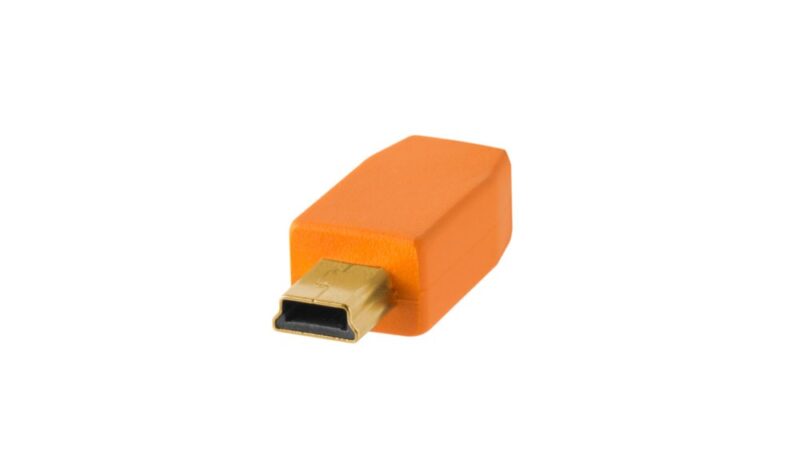 Tether Tools TetherPro USB 2.0 to Mini-B 5-Pin, 15' (4.6m), ORG - Slika 4