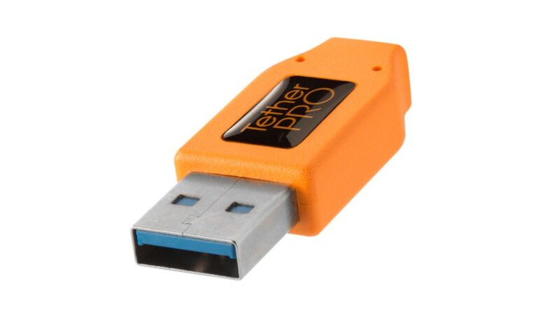 Tether Tools TetherPro USB 3.0 to Micro-B, 15' (4.6m), ORG - Slika 2