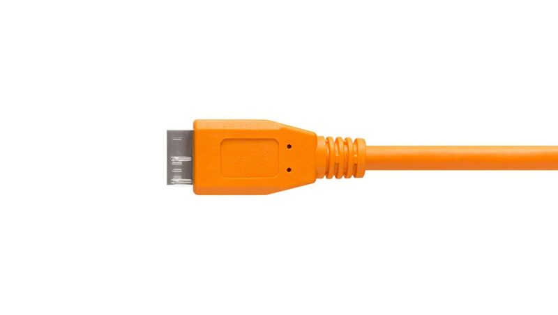 Tether Tools TetherPro USB 3.0 to Micro-B, 15' (4.6m), ORG - Slika 3