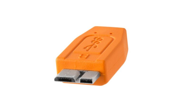 Tether Tools TetherPro USB 3.0 to Micro-B, 15' (4.6m), ORG - Slika 4