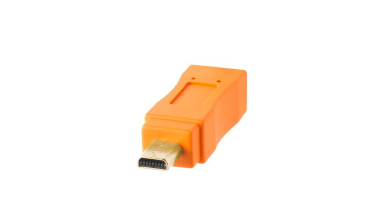 Tether Tools TetherPro USB 2.0 to Mini-B 8-Pin, 15' (4.6m), ORG - Slika 2