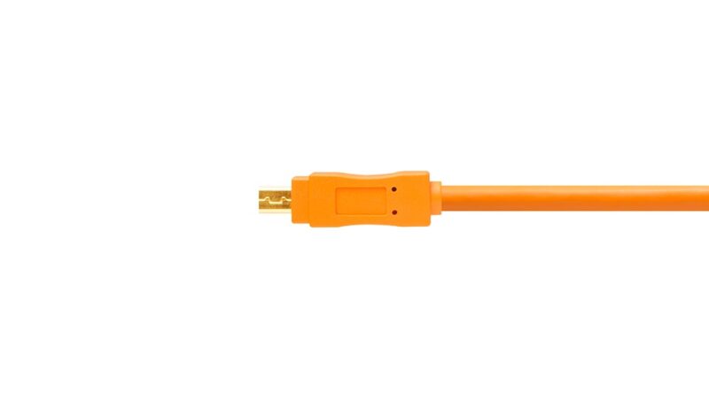 Tether Tools TetherPro USB 2.0 to Mini-B 8-Pin, 15' (4.6m), ORG - Slika 3
