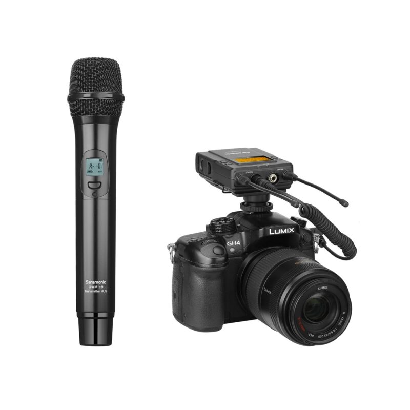 SARAMONIC UwMic9 Kit4 3.5mm UHF Wireless ručni mikrofon (1xRX9, 1xTXHU9) - Slika 4