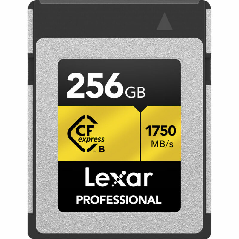 Lexar CFexpress 256GB Type-B card, 1750MB/s read 1000MB/s write