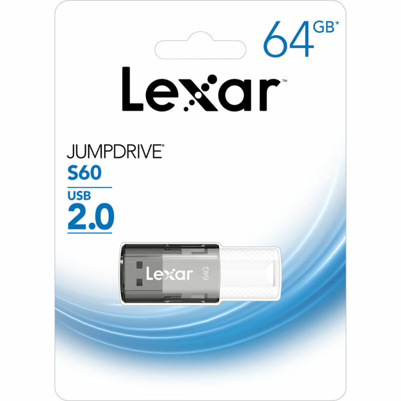 Lexar JumpDrive S60 USB2.0 64GB Flash Drive