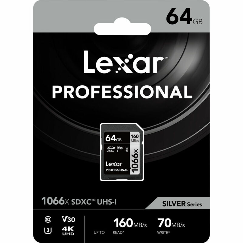 LEXAR kartica SD Silver 64GB 1066x SDXC UHS-I