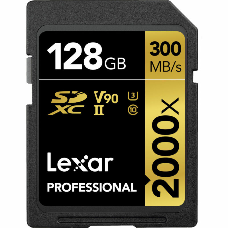 LEXAR kartica SD Gold 128GB 2000x SDHC UHS-II