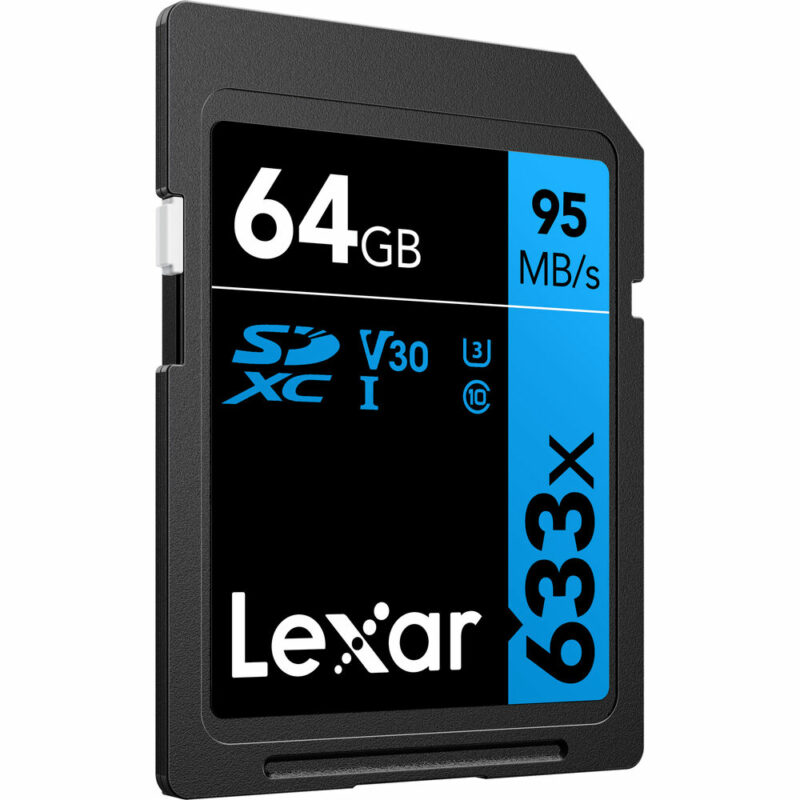 Lexar SD 64GB 633x SDHC UHS-I cards,  95MB/s read 45MB/s write C10 V10 U3 - Slika 3
