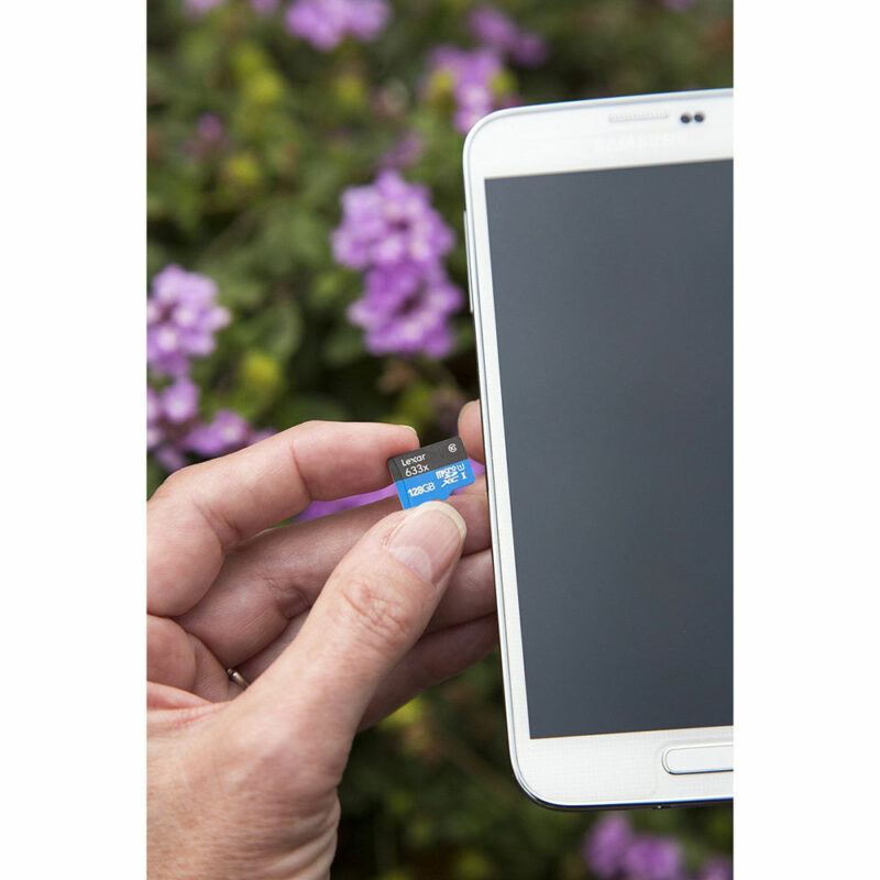 Lexar SD micro 128GB SDHC 633x UHS-I, 100MB/s read 45MB/s write C10 A1 V30 U3 - Slika 5