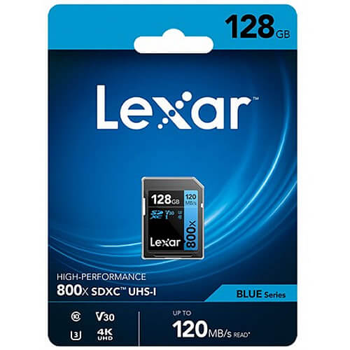 LEXAR kartica SD Blue 128GB 800x SDHC UHS-I