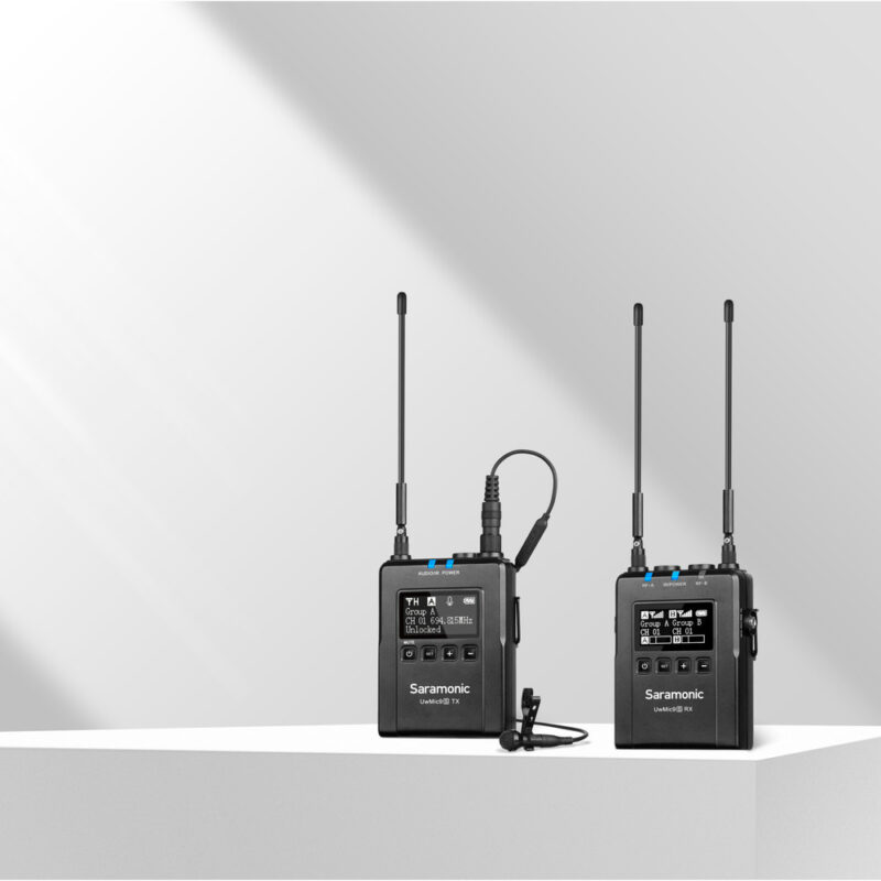 SARAMONIC UwMic9S Kit1 3.5mm/XLR UHF Wireless Lav. bubica mikrofon (1xRX9S, 1xTX - Slika 3