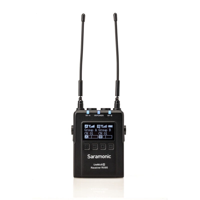 SARAMONIC UwMic9S Kit1 3.5mm/XLR UHF Wireless Lav. bubica mikrofon (1xRX9S, 1xTX - Slika 5