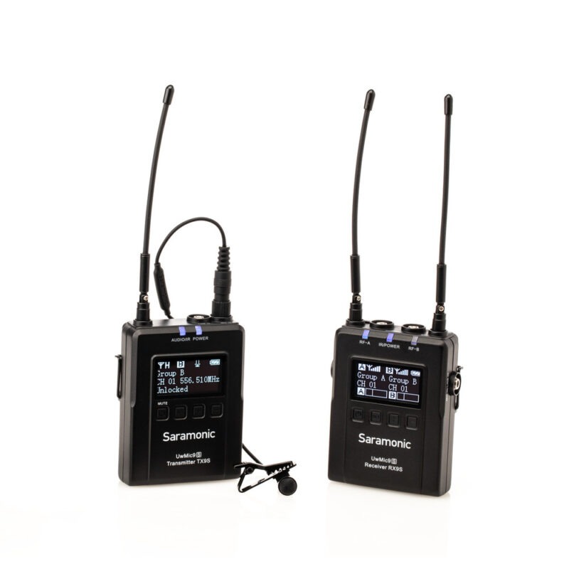 SARAMONIC UwMic9S Kit1 3.5mm/XLR UHF Wireless Lav. bubica mikrofon (1xRX9S, 1xTX