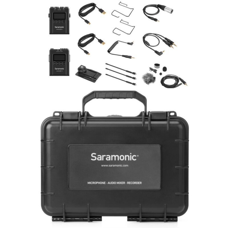 SARAMONIC UwMic9S Kit1 3.5mm/XLR UHF Wireless Lav. bubica mikrofon (1xRX9S, 1xTX - Slika 2