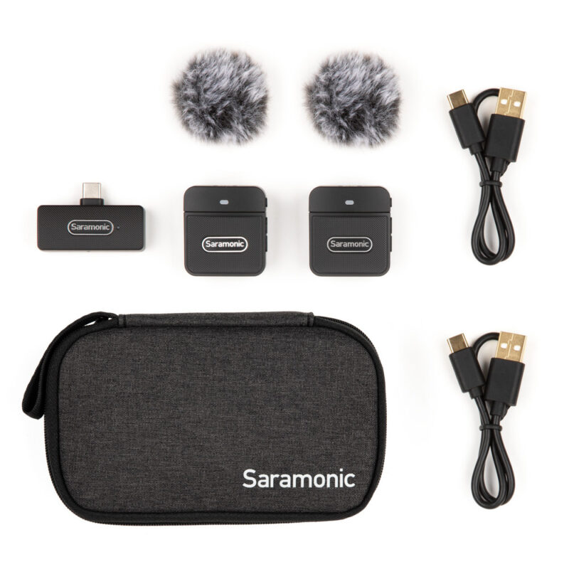 SARAMONIC Blink 100 B6 bežićni mikrofon Type-C (1xRXUC, 2xTX) - Slika 4