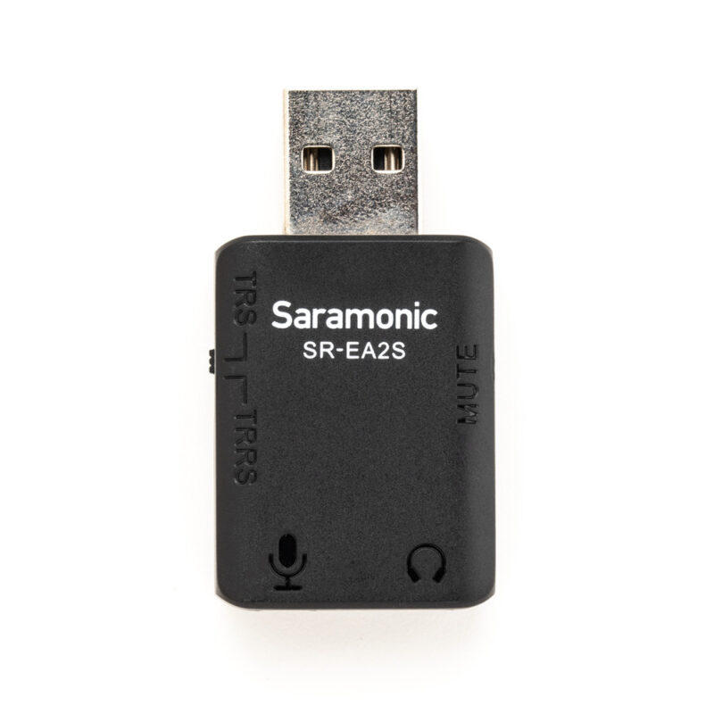 SARAMONIC SR-EA2S USB-A to 3.5mm TRS/TRRS Audio & Mic Adapter