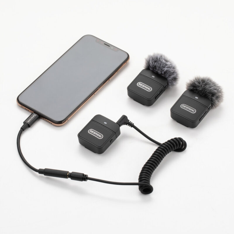 SARAMONIC Blink 100 B2 bežićni mikrofon 3.5mm (1xRX, 2xTX) - Slika 5