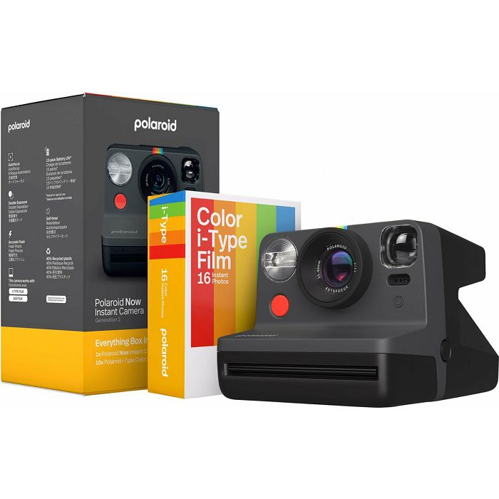 POLAROID Originals Now2 Black Everything Box