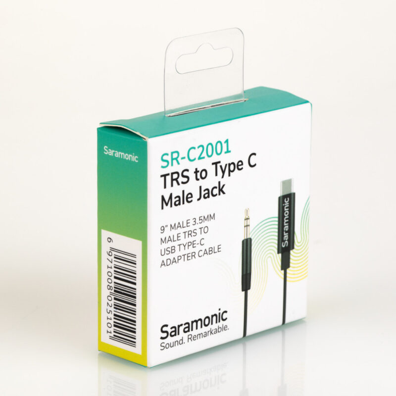 SARAMONIC SR-C2001 3.5mm Male TRS to USB Type-C Adapter Cable - Slika 3