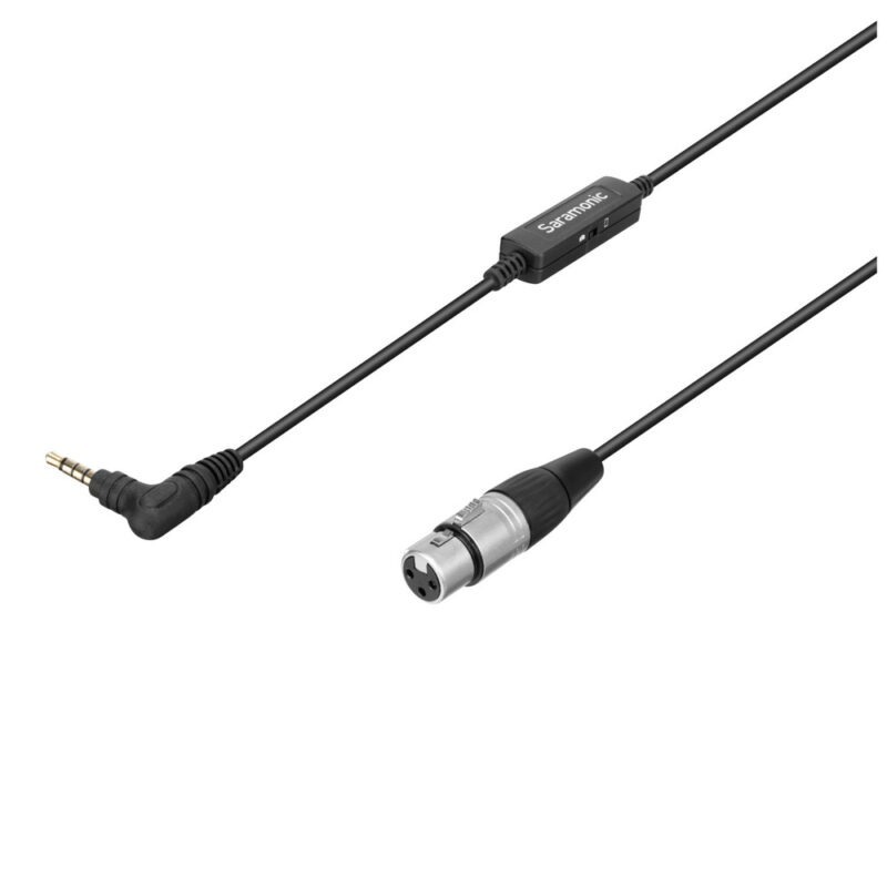 SARAMONIC SR-XLR35 Female XLR to 3.5mm Output Cable for Smartphone and Camera - Slika 4