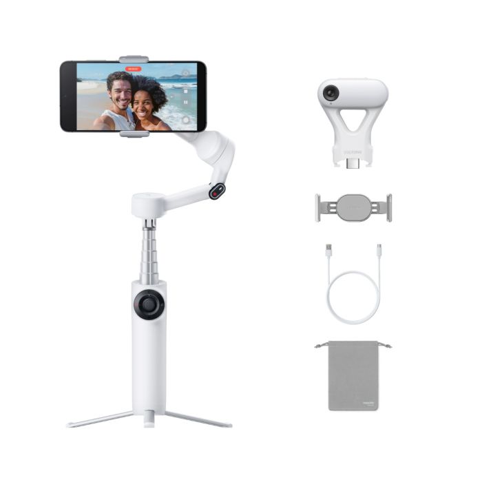 INSTA360 stabilizator Flow 2 AI Tracker Bundle (Summit White)