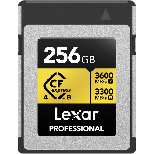 LEXAR kartica CFexpress Type B Gold 256GB (3600MB/s read, 3300MB/s write