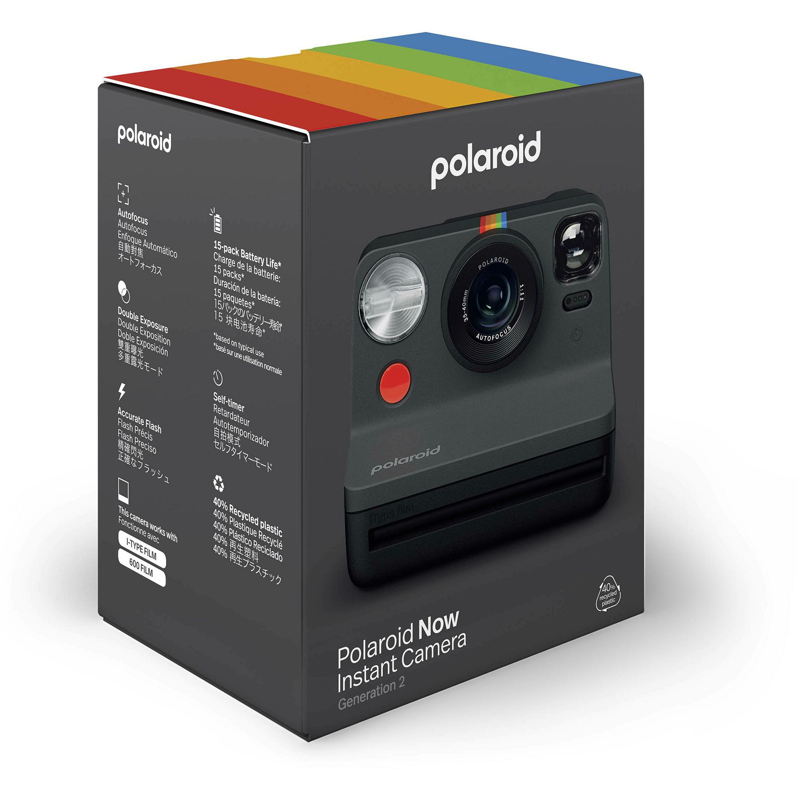 POLAROID fotoaparat Now2 Black - Slika 4
